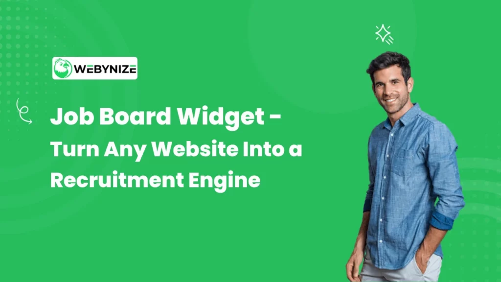 Free Job Board widget for your website