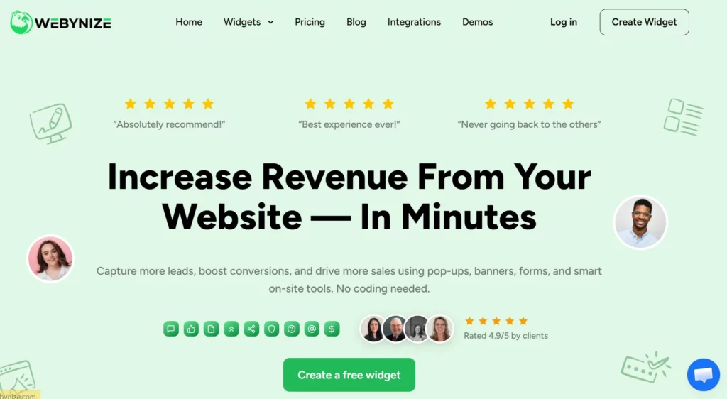 Webynize Homepage